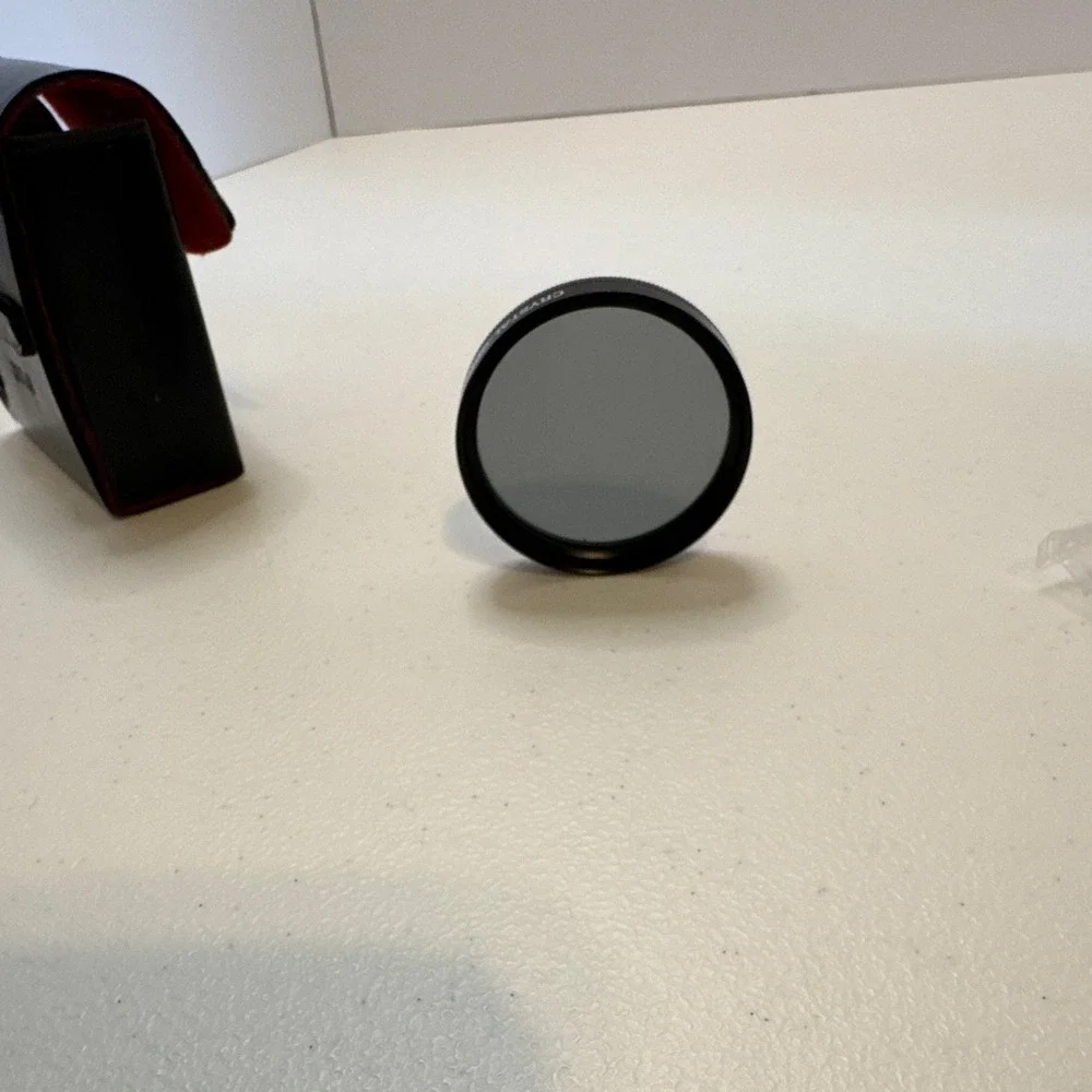 Crystal-Optics 46mm Circular Polarizer P.L Camera Lens Filter Black Japan